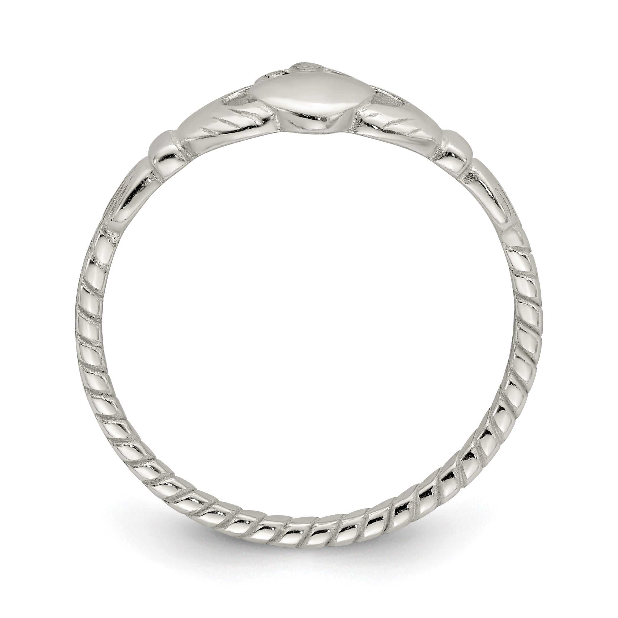 Sterlingsilber Claddagh Ring