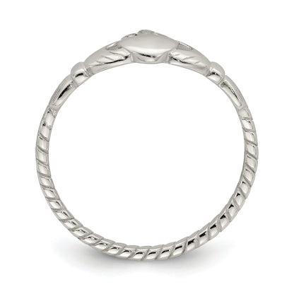 Sterlingsilber Claddagh Ring