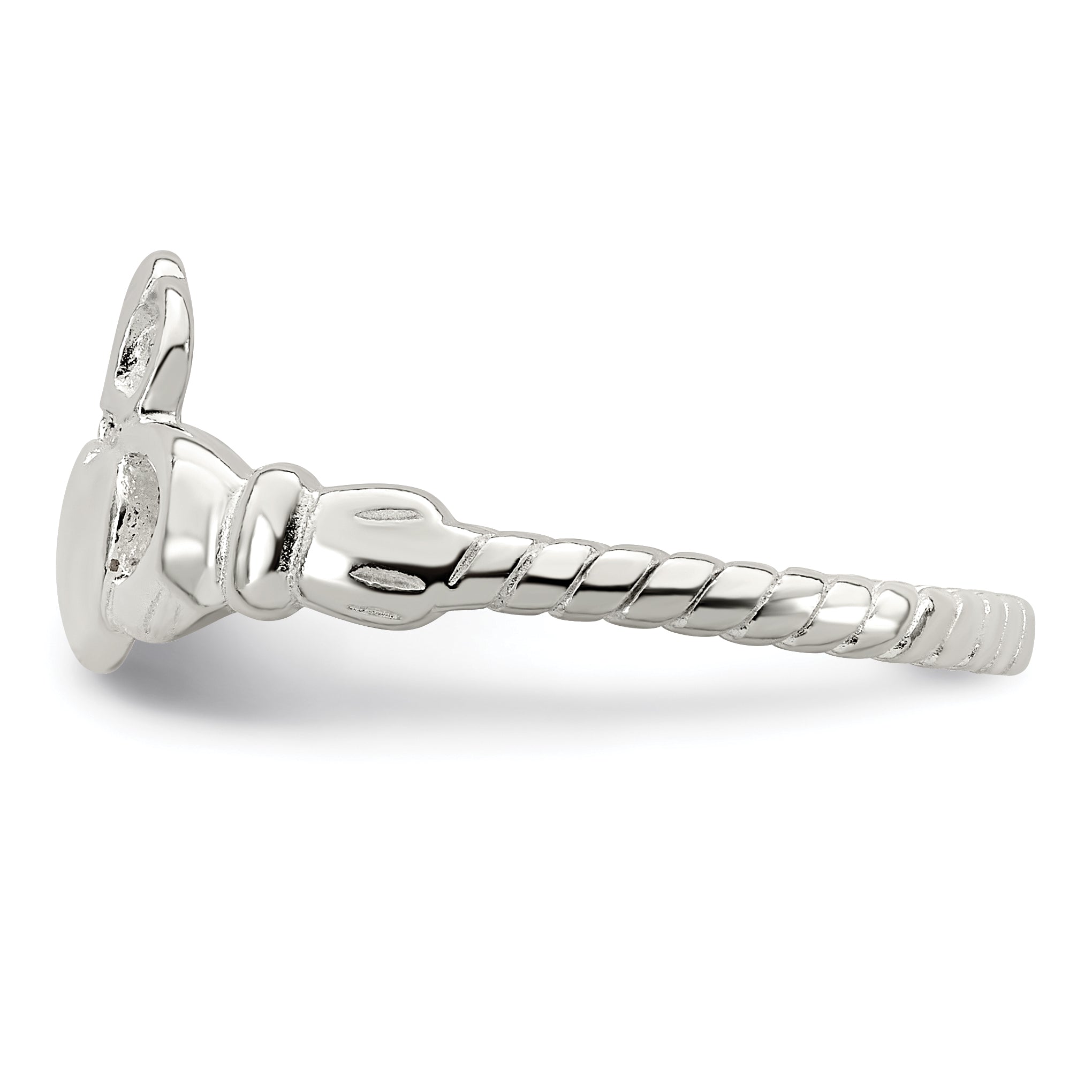 Sterlingsilber Claddagh Ring