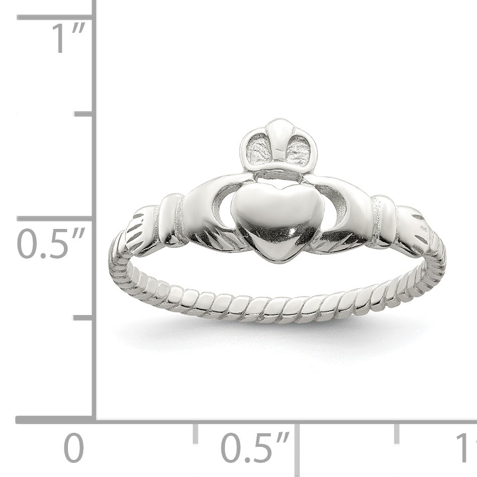Sterlingsilber Claddagh Ring