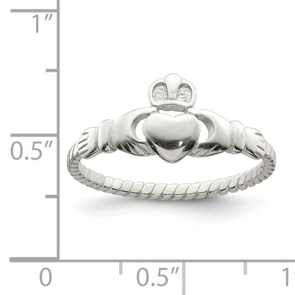 Sterlingsilber Claddagh Ring