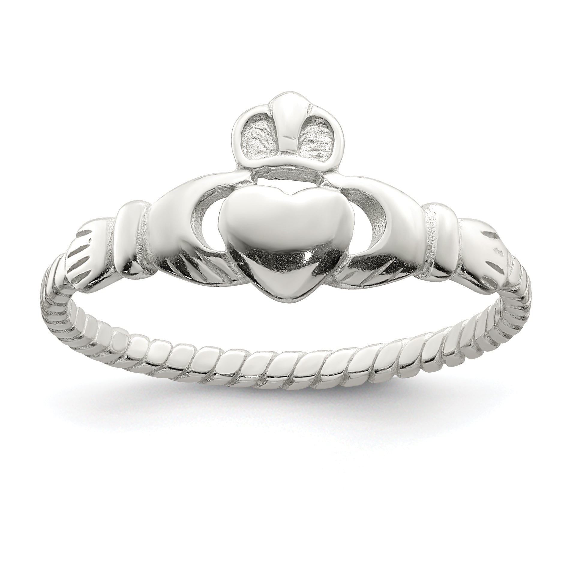 Sterlingsilber Claddagh Ring