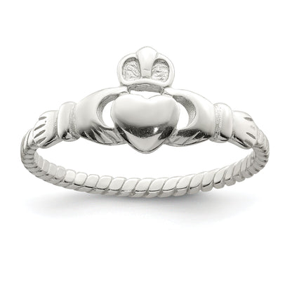 Sterlingsilber Claddagh Ring