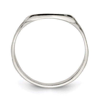 Sterlingsilber 11x14mm Massiv Rückseite Siegel Ring