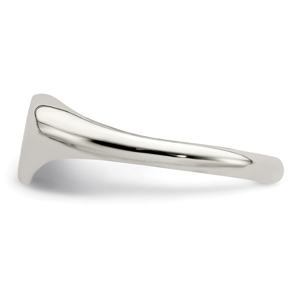 Sterlingsilber Herz Siegel Ring