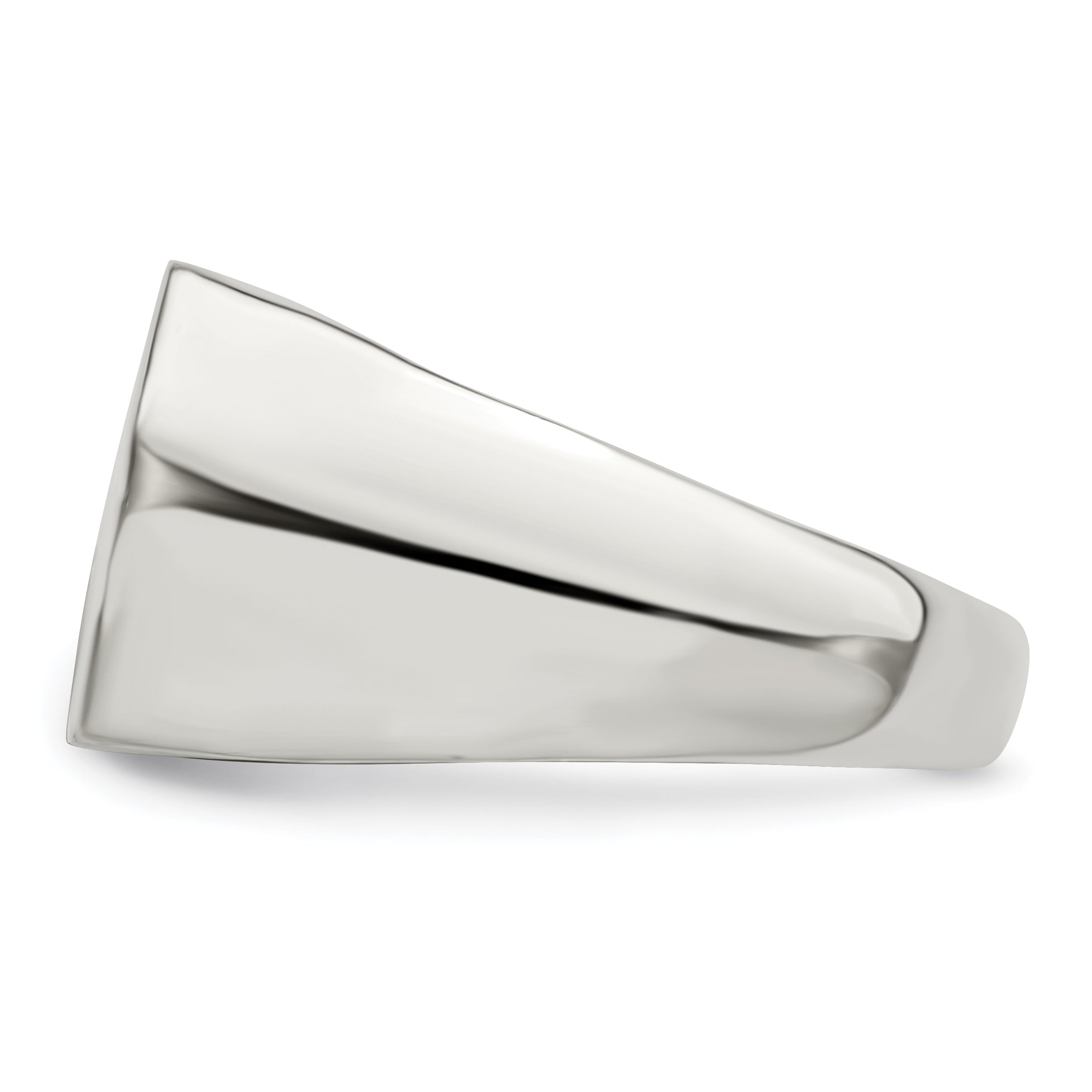 Sterlingsilber 12x15mm Offen Rückseite Siegel Ring
