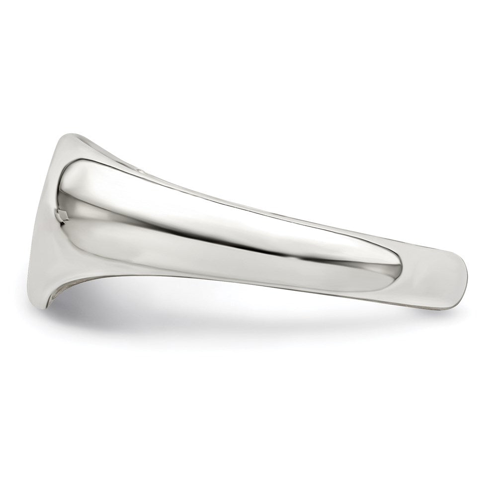 Sterlingsilber Herz Siegel Ring