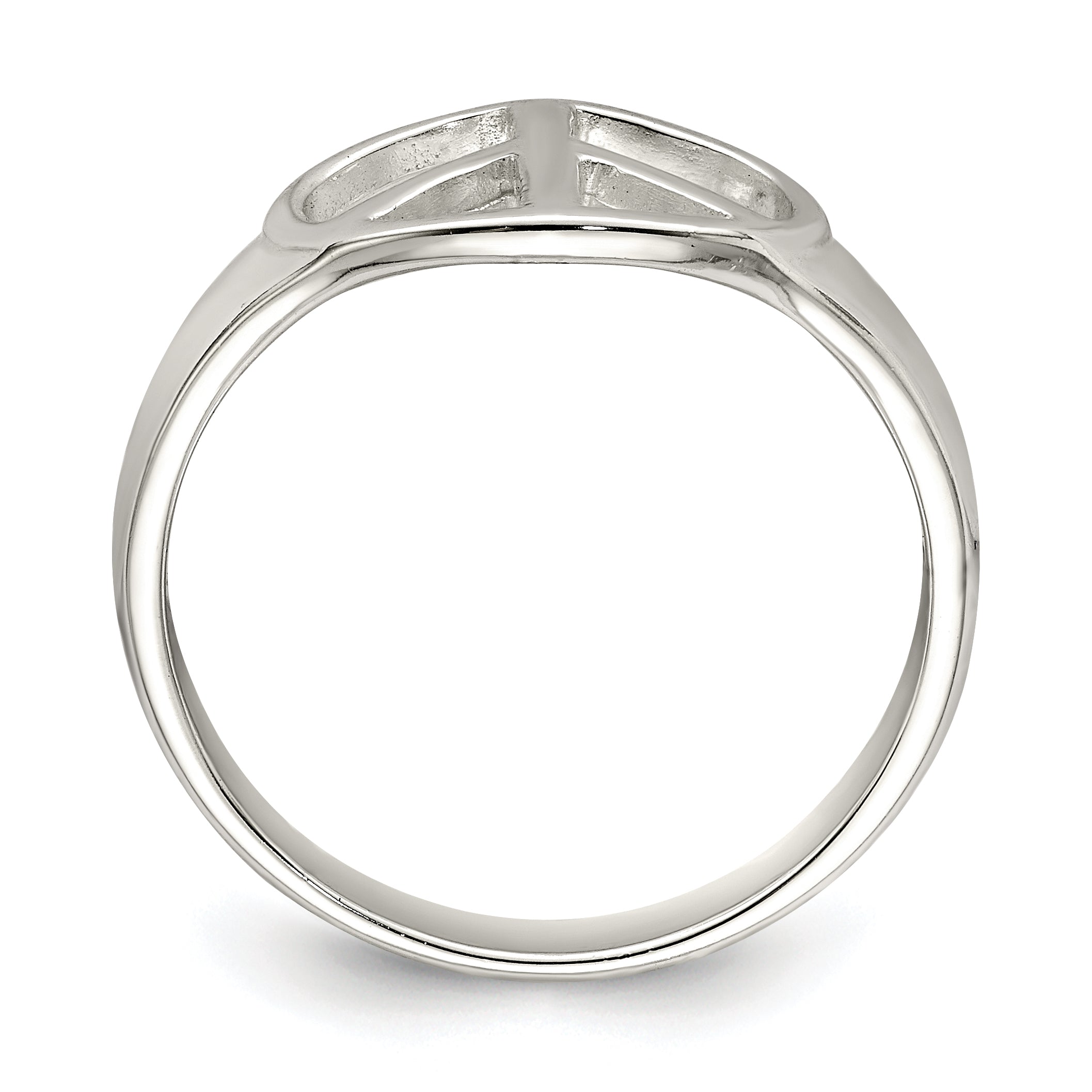 Sterlingsilber Frieden Zeichen Ring