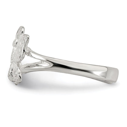 Sterlingsilber Poliert Fantasie Zehenring