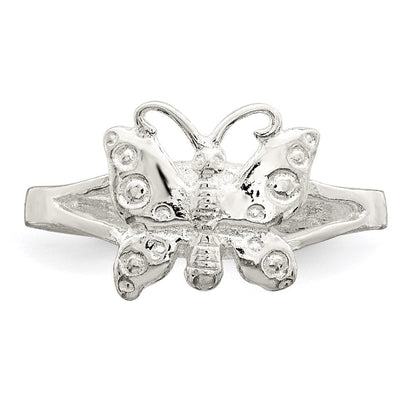 Sterlingsilber Poliert Fantasie Zehenring