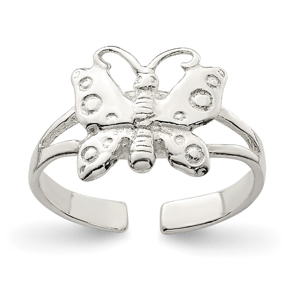 Sterlingsilber Poliert Fantasie Zehenring