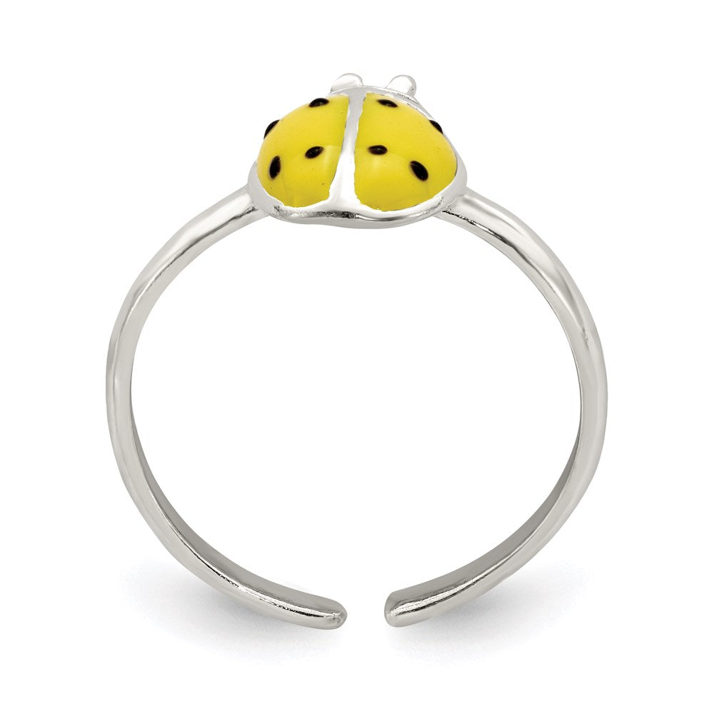 Sterlingsilber Emailliert & Poliert Damen Bug Zehenring