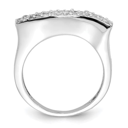 Sterlingsilber Poliert Zirkonia Ring