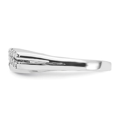 Sterlingsilber Poliert Zirkonia Ring