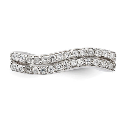 Sterlingsilber Poliert Zirkonia Ring