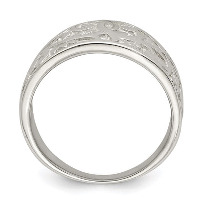 Sterlingsilber Wirbel Design Ring
