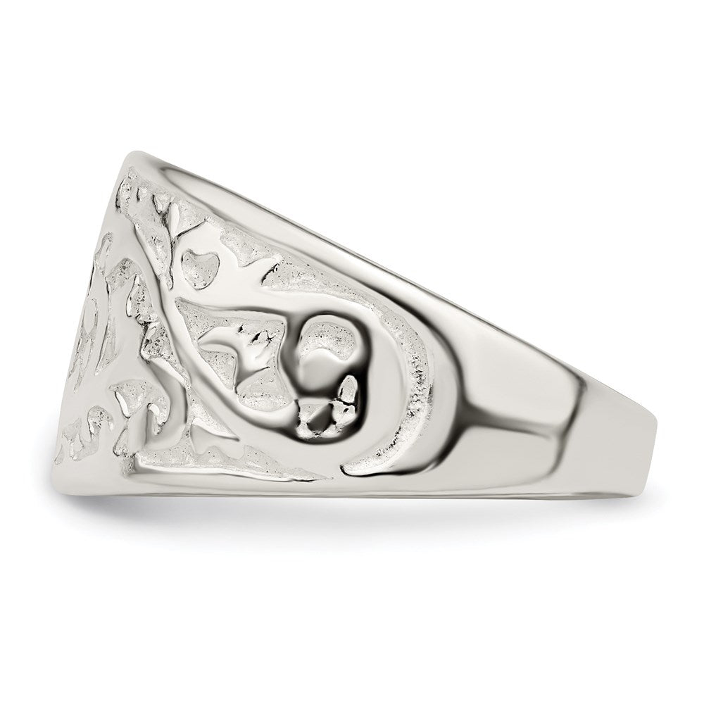 Sterlingsilber Wirbel Design Ring