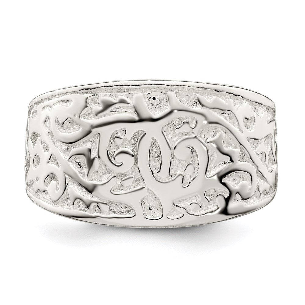 Sterlingsilber Wirbel Design Ring