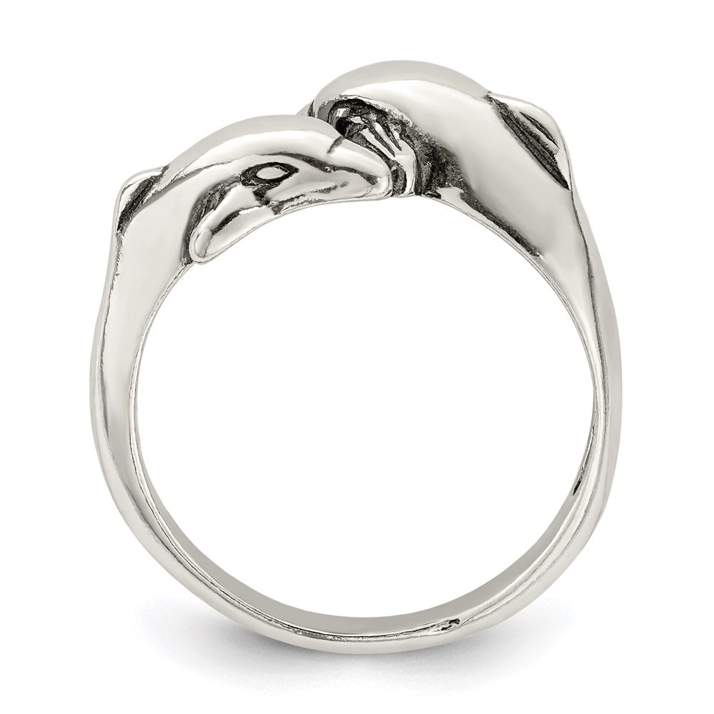 Sterlingsilber Delfin Ring