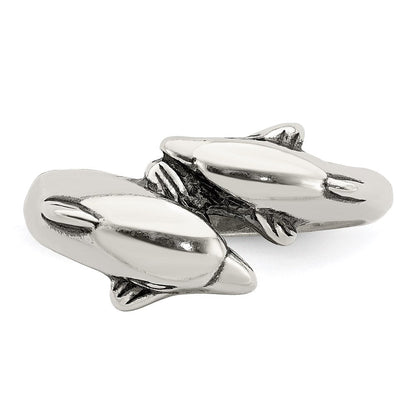 Sterlingsilber Delfin Ring