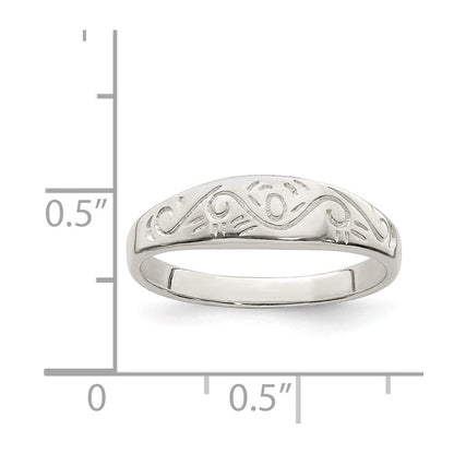 Sterlingsilber Wirbel Ring