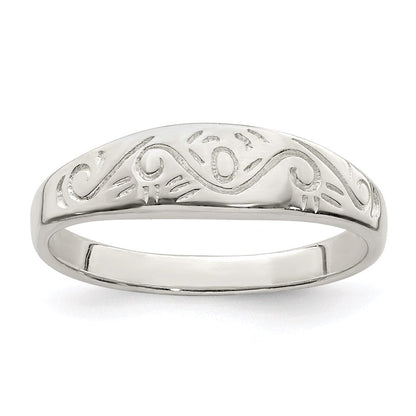 Sterlingsilber Wirbel Ring