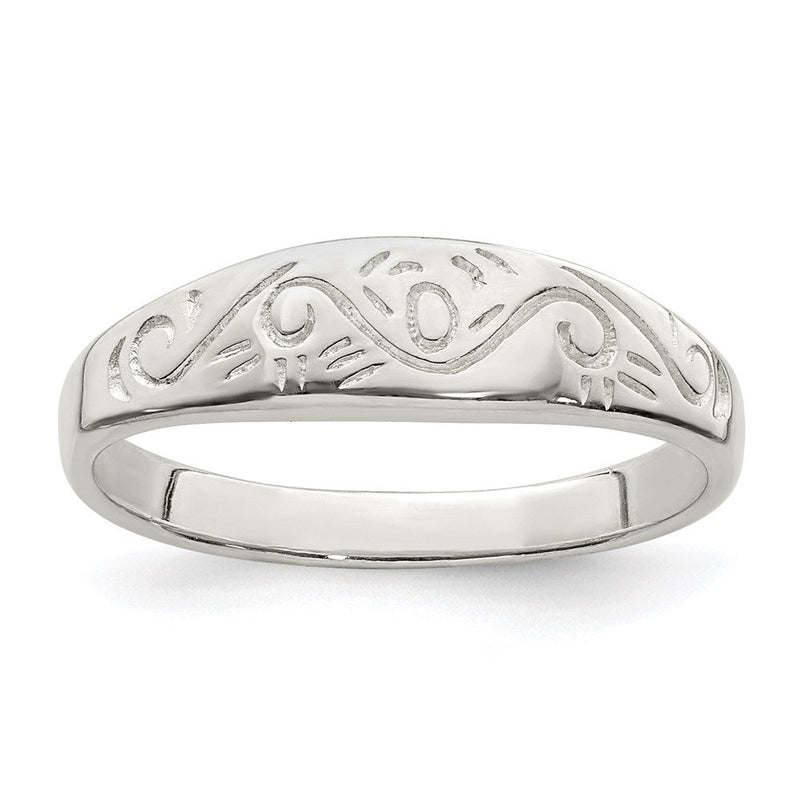 Sterlingsilber Wirbel Ring