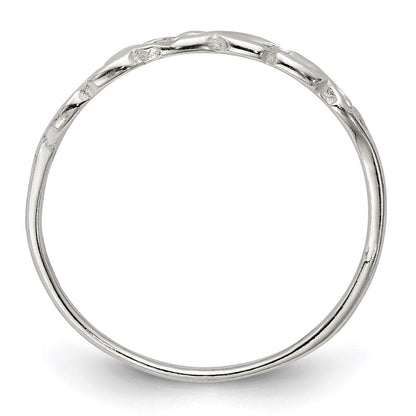Sterlingsilber Herz Ring