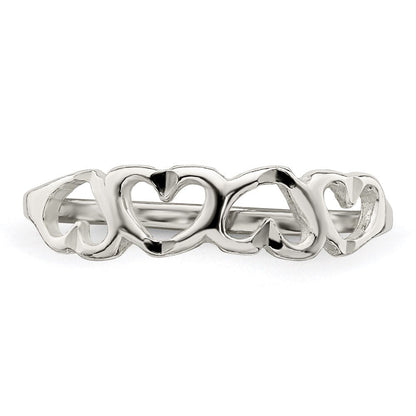 Sterlingsilber Herz Ring