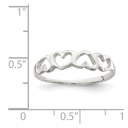 Sterlingsilber Herz Ring