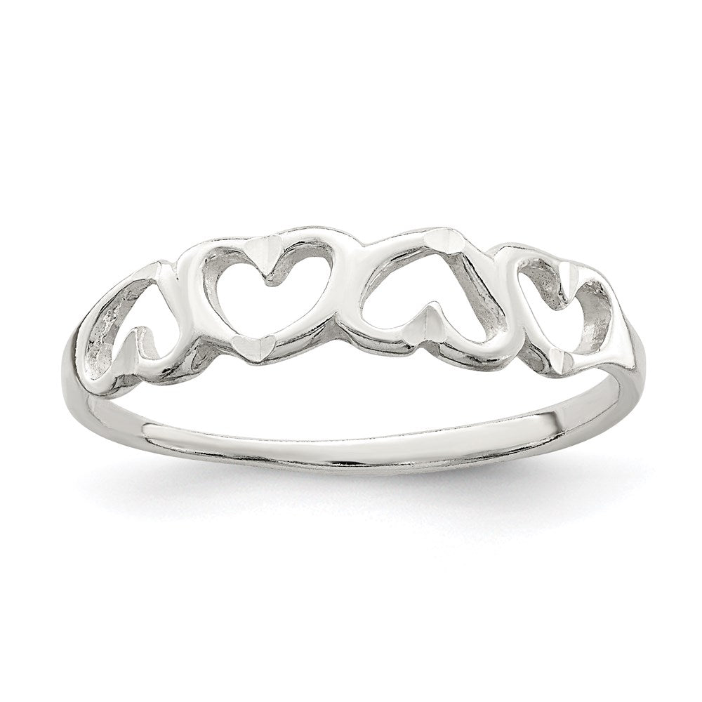 Sterlingsilber Herz Ring