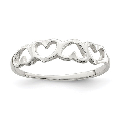 Sterlingsilber Herz Ring
