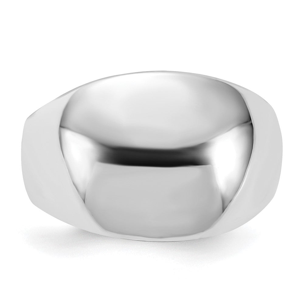 Sterlingsilber Poliert Gewölbt Ring (size 8 Nur)