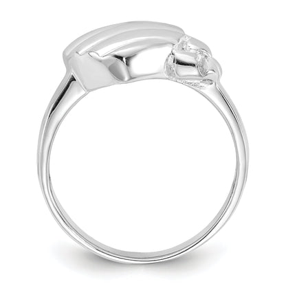 Sterlingsilber Herz Ring