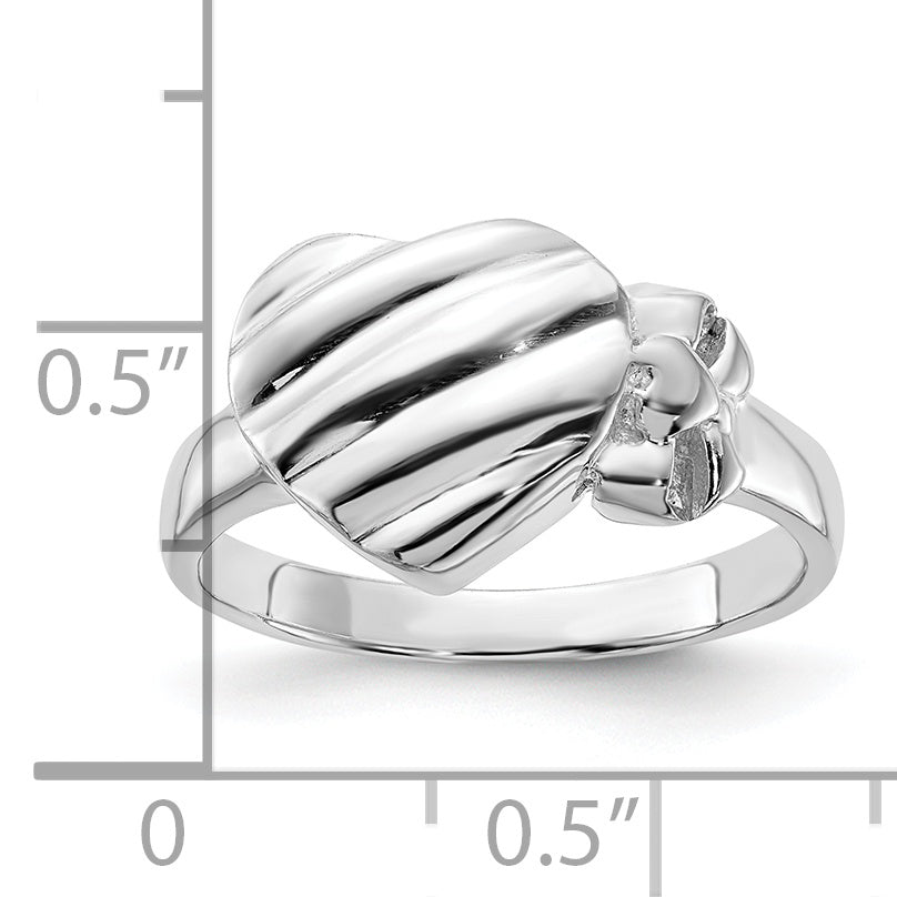 Sterlingsilber Herz Ring