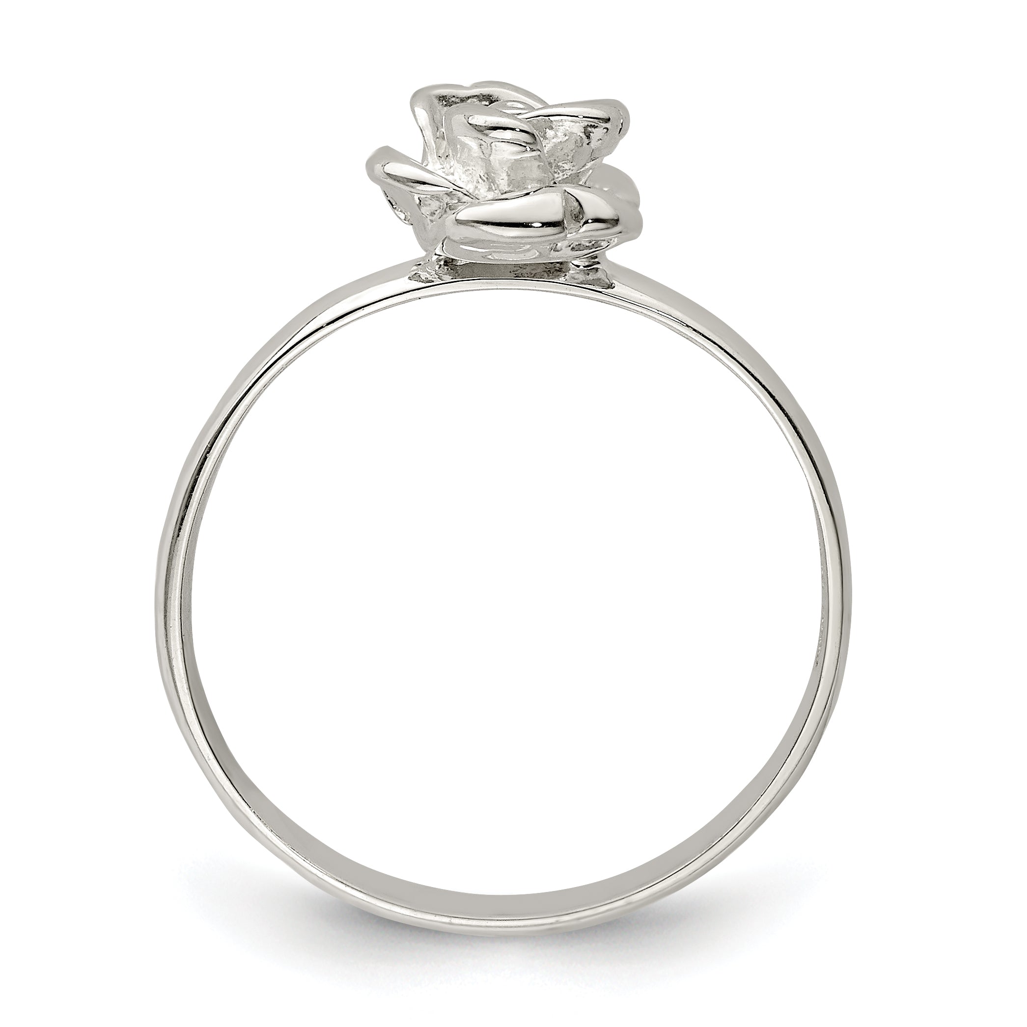 Sterlingsilber 8mm Rose Ring