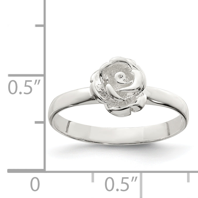 Sterlingsilber 8mm Rose Ring