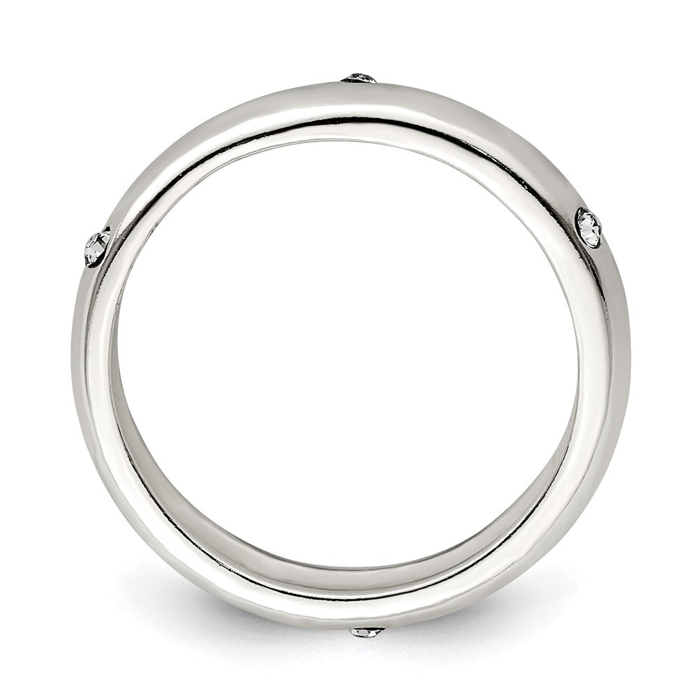 Sterlingsilber Stellux Kristall Ring