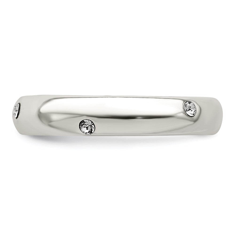 Sterlingsilber Stellux Kristall Ring