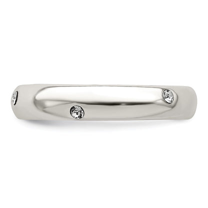 Sterlingsilber Stellux Kristall Ring