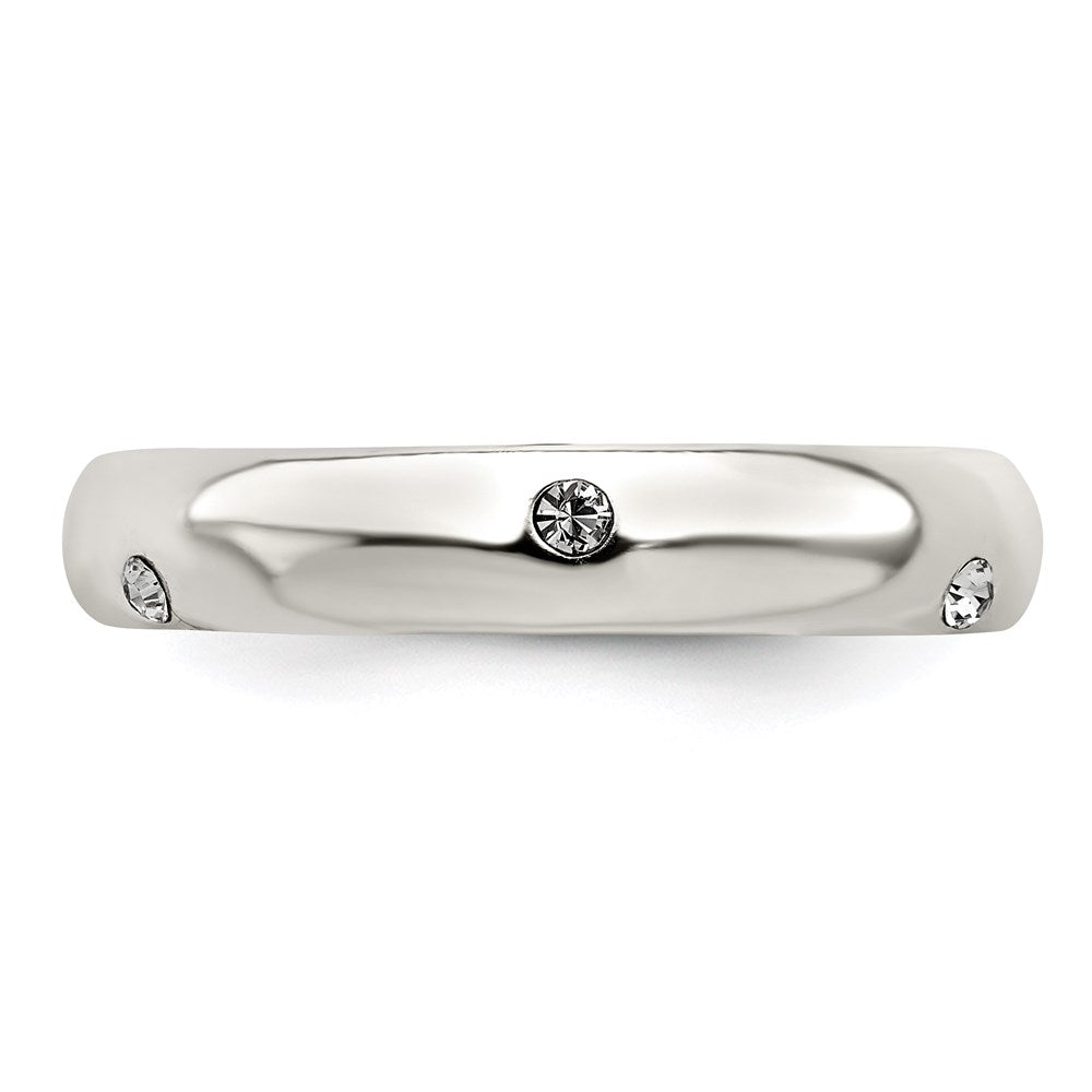 Sterlingsilber Stellux Kristall Ring