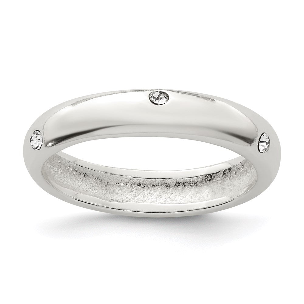 Sterlingsilber Stellux Kristall Ring