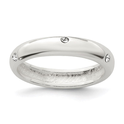 Sterlingsilber Stellux Kristall Ring