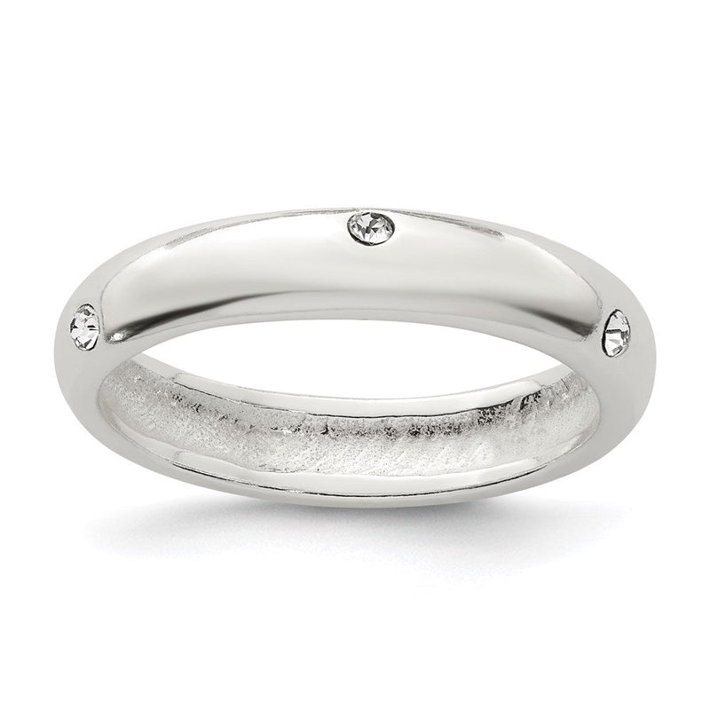Sterlingsilber Stellux Kristall Ring