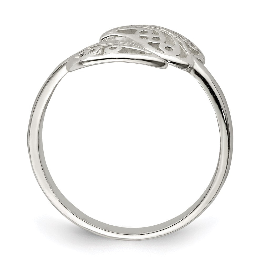 Sterlingsilber Poliert Filigran Ring
