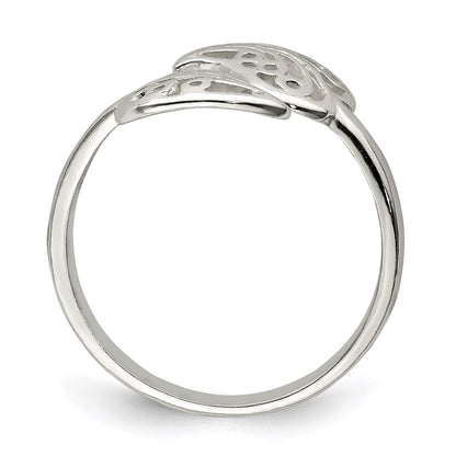 Sterlingsilber Poliert Filigran Ring