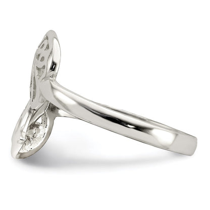 Sterlingsilber Poliert Filigran Ring