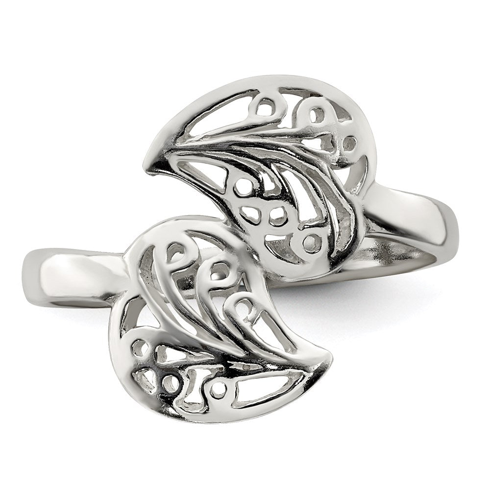 Sterlingsilber Poliert Filigran Ring