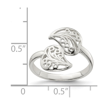 Sterlingsilber Poliert Filigran Ring