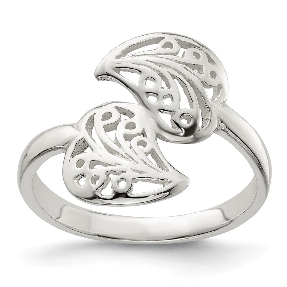 Sterlingsilber Poliert Filigran Ring